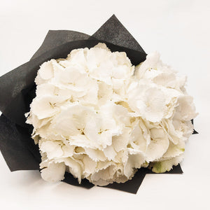 Букет от бели хортензии No. 114 - Букет от бели хортензии от свежи цветя, доставка в София, снимка 2