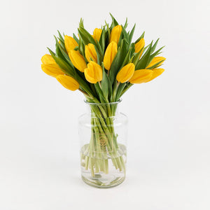 Жълти лалета No. 078 - Красив букет цветя: Жълти лалета, доставка в София, снимка 4