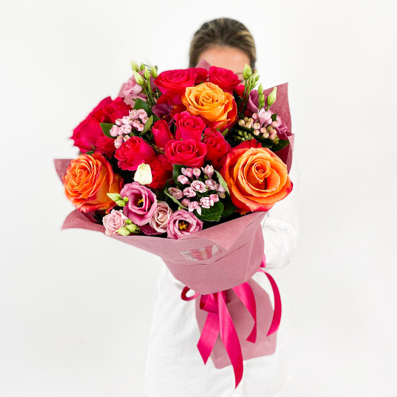 Букет Корали No. 158 - Букет Корали от свежи цветя, доставка в София