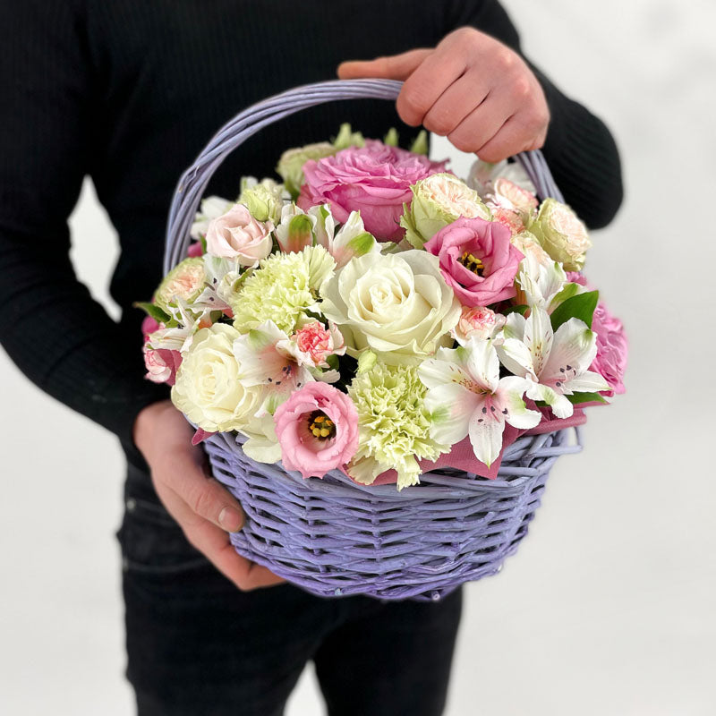 Кошница Киара No. 175 - Кутия с цветя: Кошница Киара, доставка в София