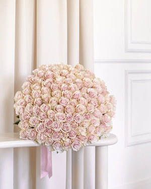 Букет от 101–201 рози Pink Mondial Classic No. 471 от GEBOV Flowers — снимка 4