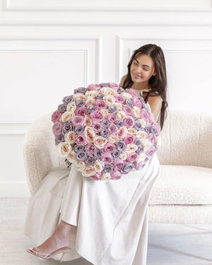 Букет от 101–201 рози Viola Classic No. 475 от GEBOV Flowers — снимка 5