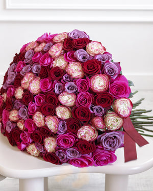 Букет от 101–201 рози Velvet Classic No. 476 от GEBOV Flowers — снимка 4