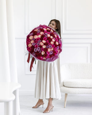 Букет от 101–501 рози Velvet Deluxe No. 484 от GEBOV Flowers