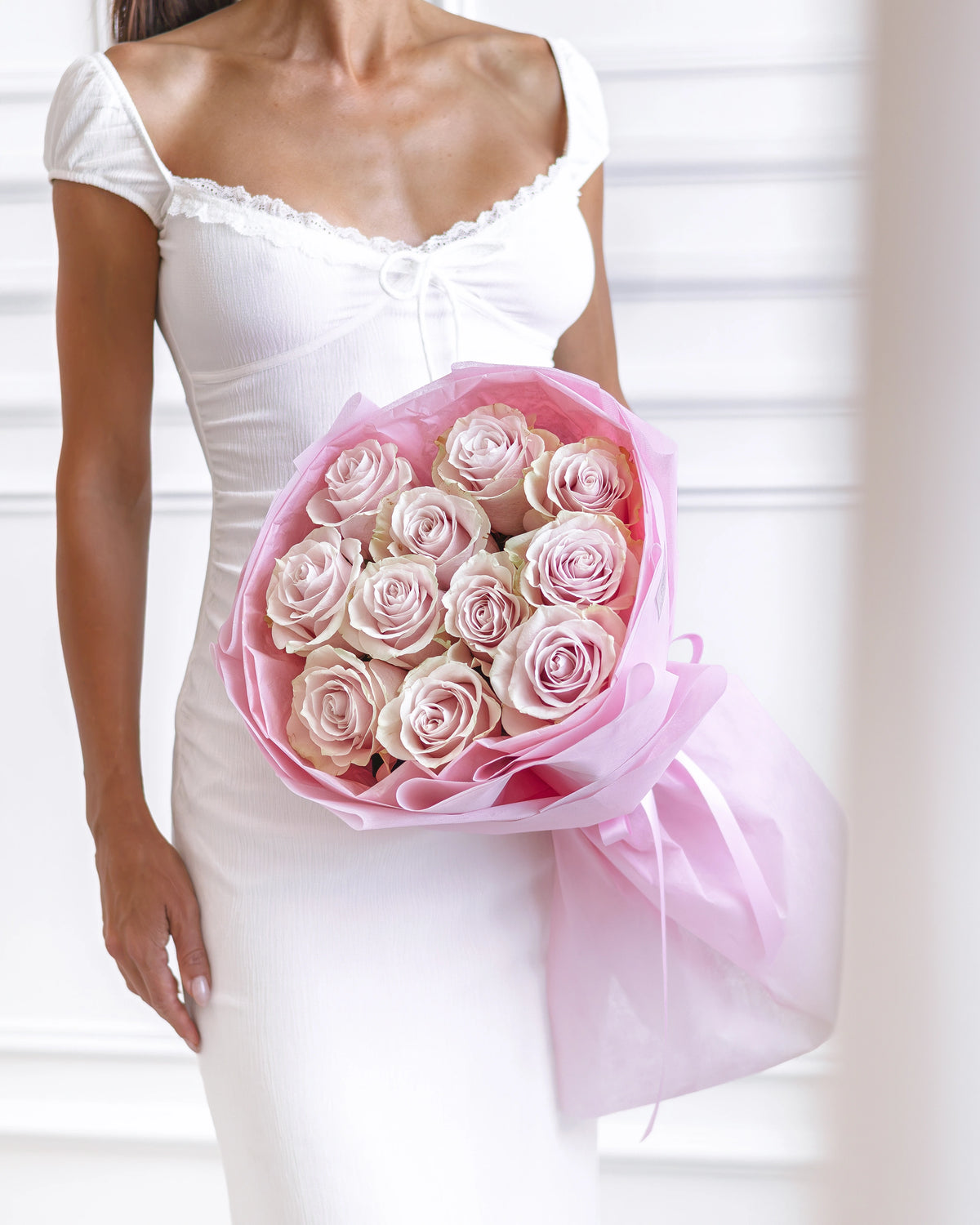 Букет Pink Mondial Signature No. 495 от GEBOV Flowers — снимка 4