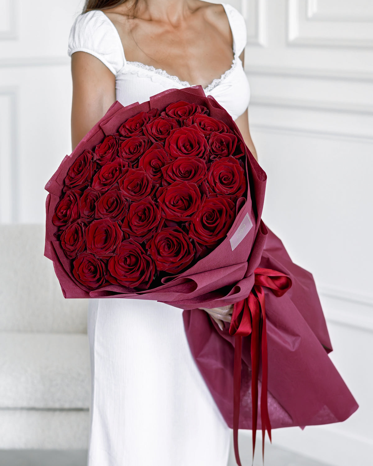 Букет Explorer Red Timeless No. 498 от GEBOV Flowers