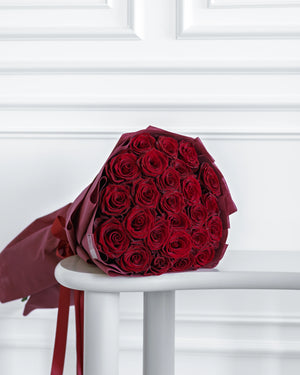 Букет Explorer Red Timeless No. 498 от GEBOV Flowers — снимка 4
