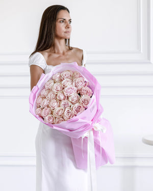 Букет Pink Mondial Timeless No. 509 от GEBOV Flowers — снимка 2