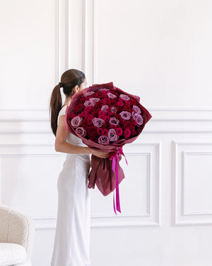 Букет Purple Rain Timeless No. 533 от GEBOV Flowers