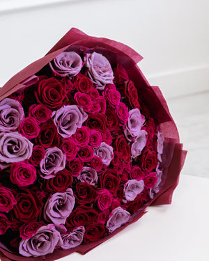 Букет Purple Rain Timeless No. 533 от GEBOV Flowers — снимка 3