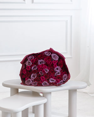 Букет Purple Rain Timeless No. 533 от GEBOV Flowers — снимка 4