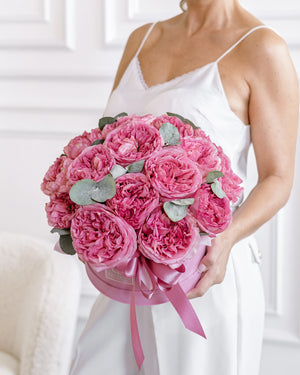 Кутия Pink X-pression Timeless No. 564 от GEBOV Flowers — снимка 2