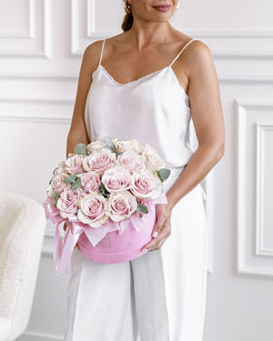 Кутия Pink Mondial Timeless No. 567 от GEBOV Flowers — снимка 2