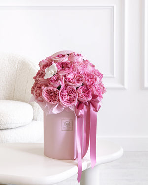 Кутия Pink X-pression Signature No. 570 от GEBOV Flowers — снимка 7
