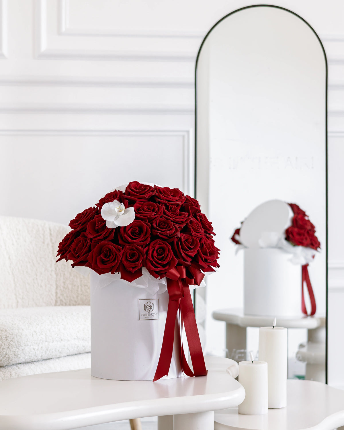 Кутия Explorer Signature No. 574 от GEBOV Flowers — Luxe - впечатляващо присъствие