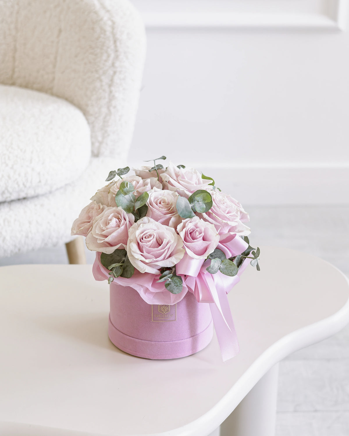 Кутия Pink Mondial Classic No. 576 от GEBOV Flowers — снимка 2