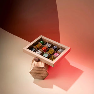 La Fève First Kiss — chocolate selection in an open box